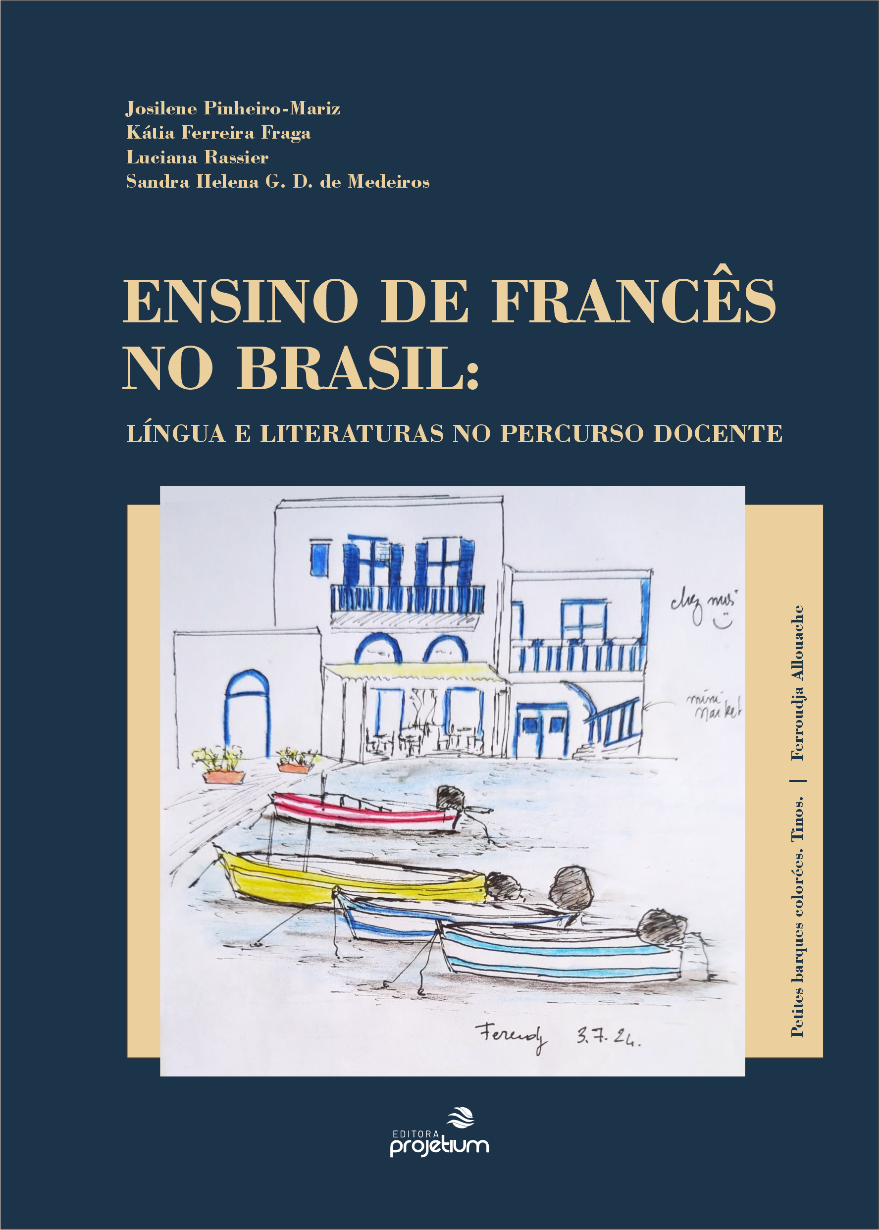 Capa original de Ensino de Francês no Brasil
